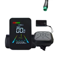 F3 e-bike NFC LCD affichage 24V/36V/48V/60V UART Scooter électrique compteur de vitesse indicateur de couleur animé 5PIN 1