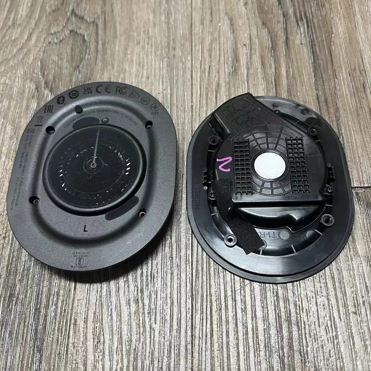 Original Spare parts for Razer Blackshark V2 HYPERSPEED Wireless Headset Replacement speaker unit repair parts