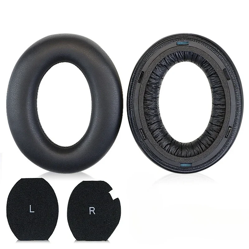 Replacement Foam Ear Pads for Sennheiser MOMENTUM 4.0 Wireless Series Headphones memory foam Earpads Protein Leather