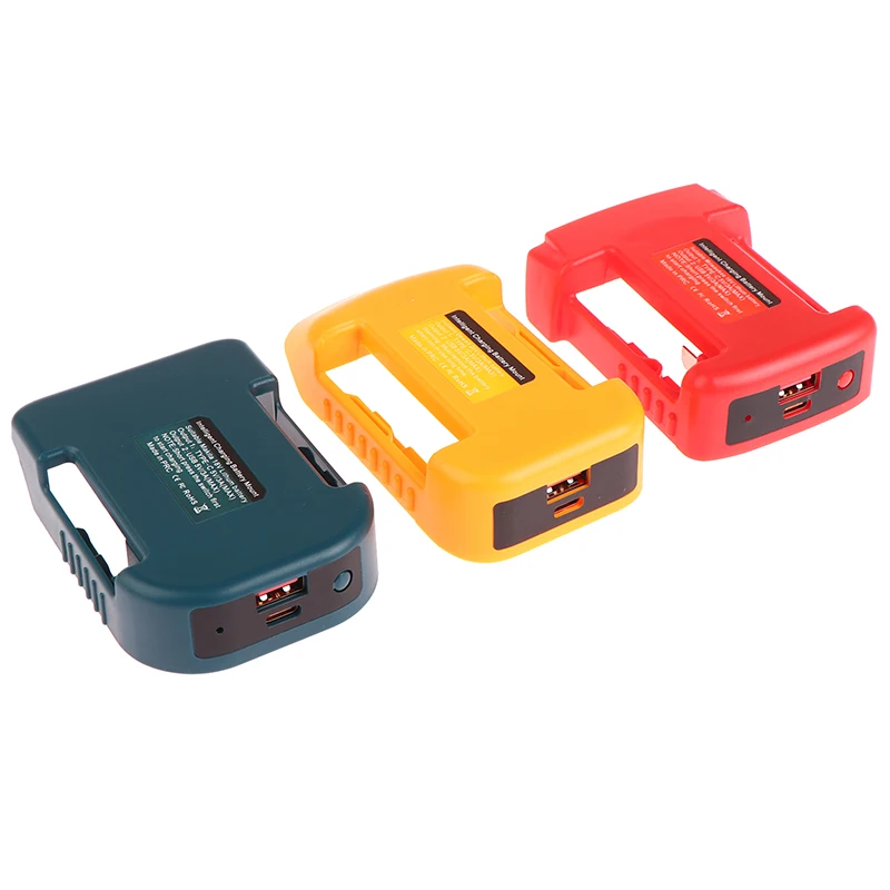 

1pc For Makita 18V With USB With Type-C Battery Holder For Makita 18V Battery BL1840 BL1850 BL1860 Charger Adapter Fast Charging