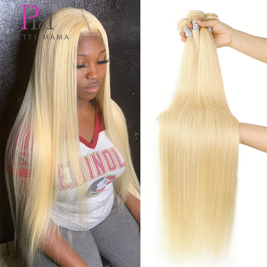 613 Blonde Hair Bundles 30 34 36 38 40 Inches Straight Human Hair Bundles Brazilian Weave Bundle Remy Human Extensions human hair extensions human hair bundles