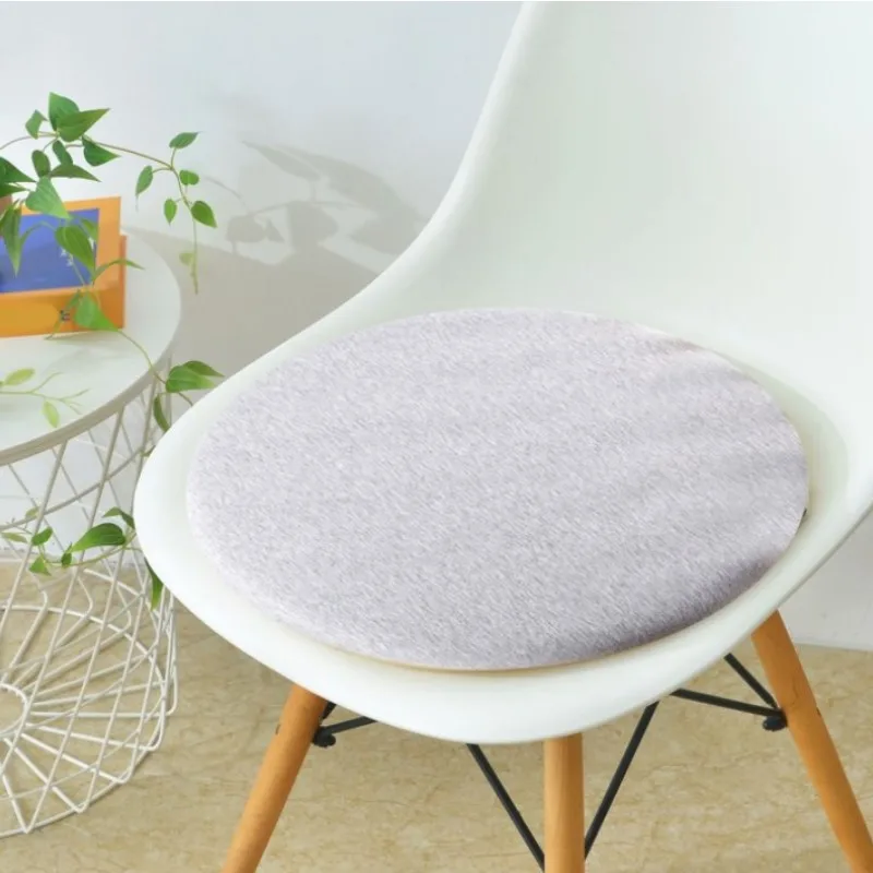 Memory Foam Seat Cushion 30/35/40/45cm Anti-Slip Soft Solid round Floor Seat Futon Office Chair Pad Bar Stool Seat Stool Cushion 4
