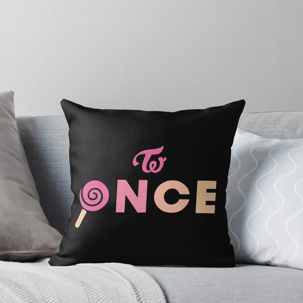 

ONCE - TWICE Throw Pillow