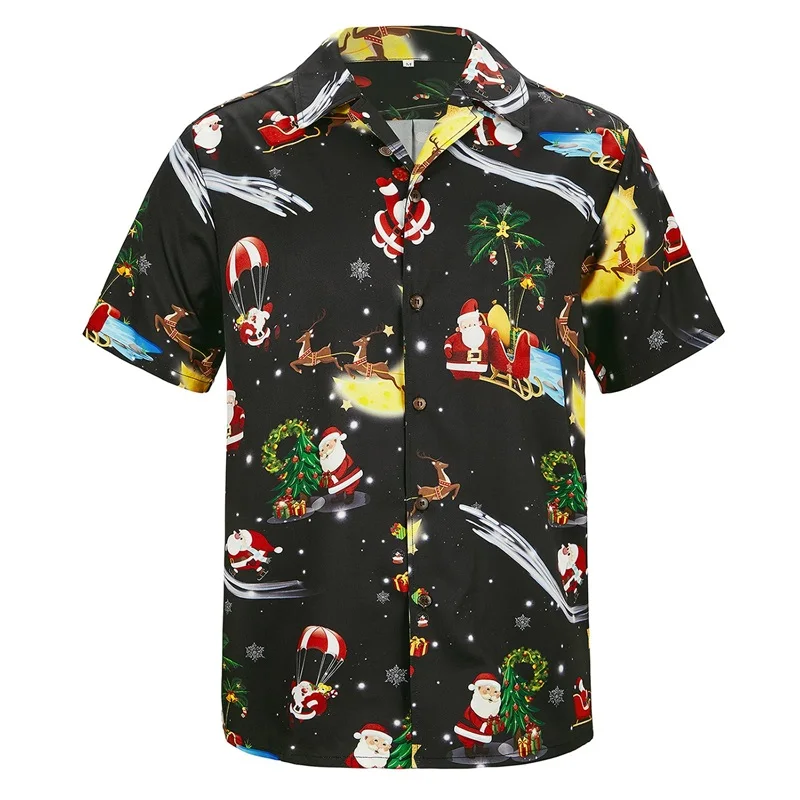 Camisa de playa de manga corta para hombre, ropa de disfraz de los años 80 para hombre, camisetas vintage divertidas con estampado 3D completo, camisa con botones estilo discoteca retro para mujer