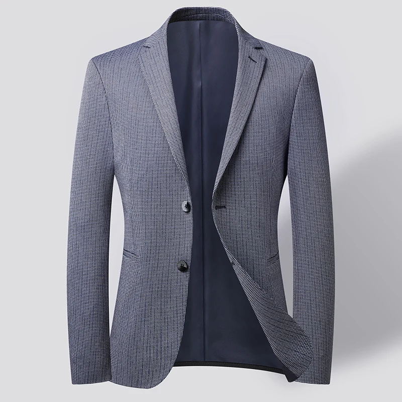 Men's Suit Jackets Japanese Slim Fit Blazers 2 Button Korean Dress Formal Suit Spring Autumn Business Outwear mens blazer