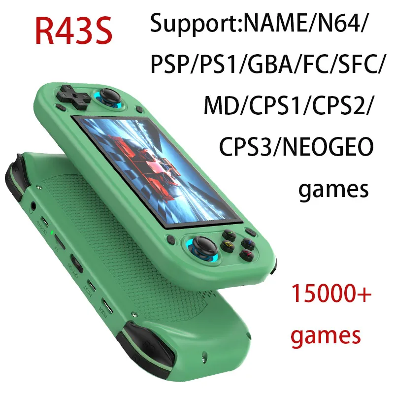 FUNKIDDY R43S Retro Handheld Video Game Console Open Source Linux System 4.3Inch