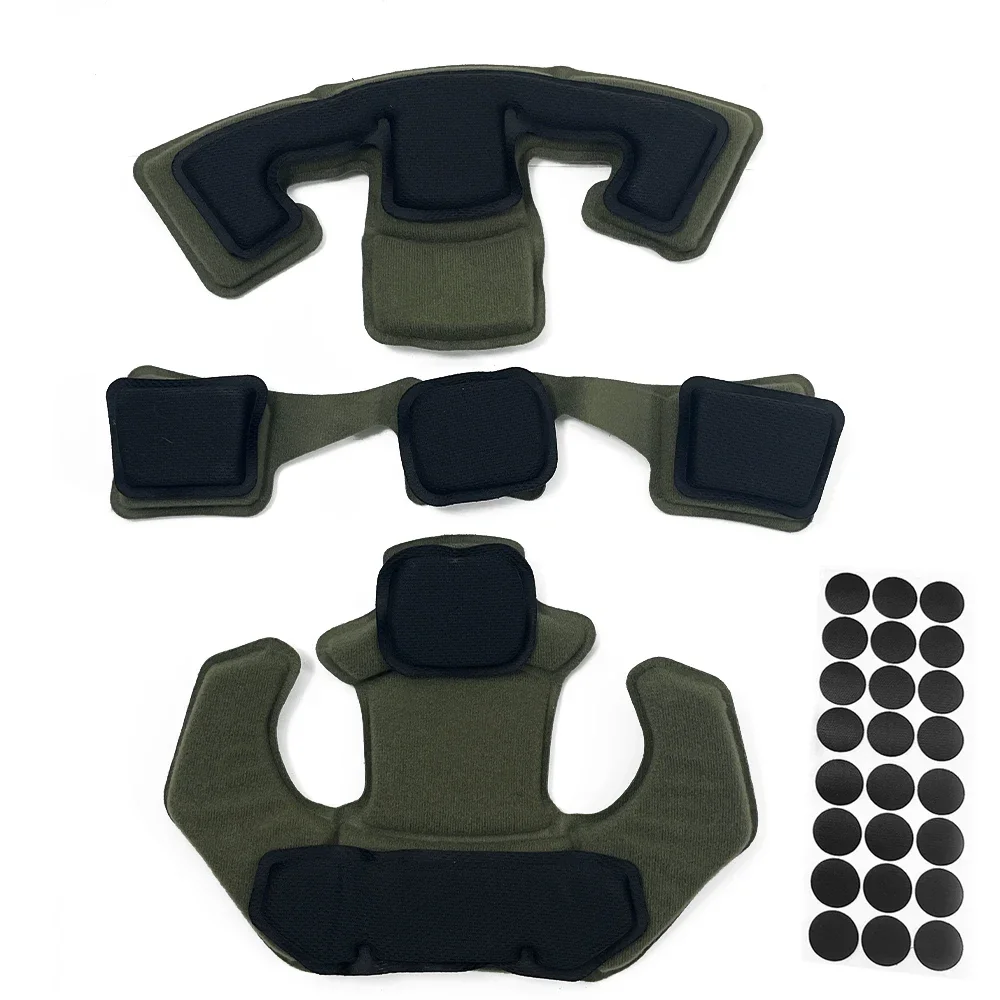 Adjustable Dial Helmet Padding Set Helmet Liner & Chin Strap Kit ...