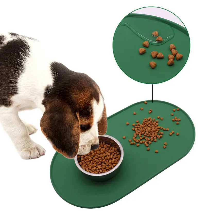 Wasserdichte Silikon Napfunterlage Für Hunde Und Katzen_voghion.com