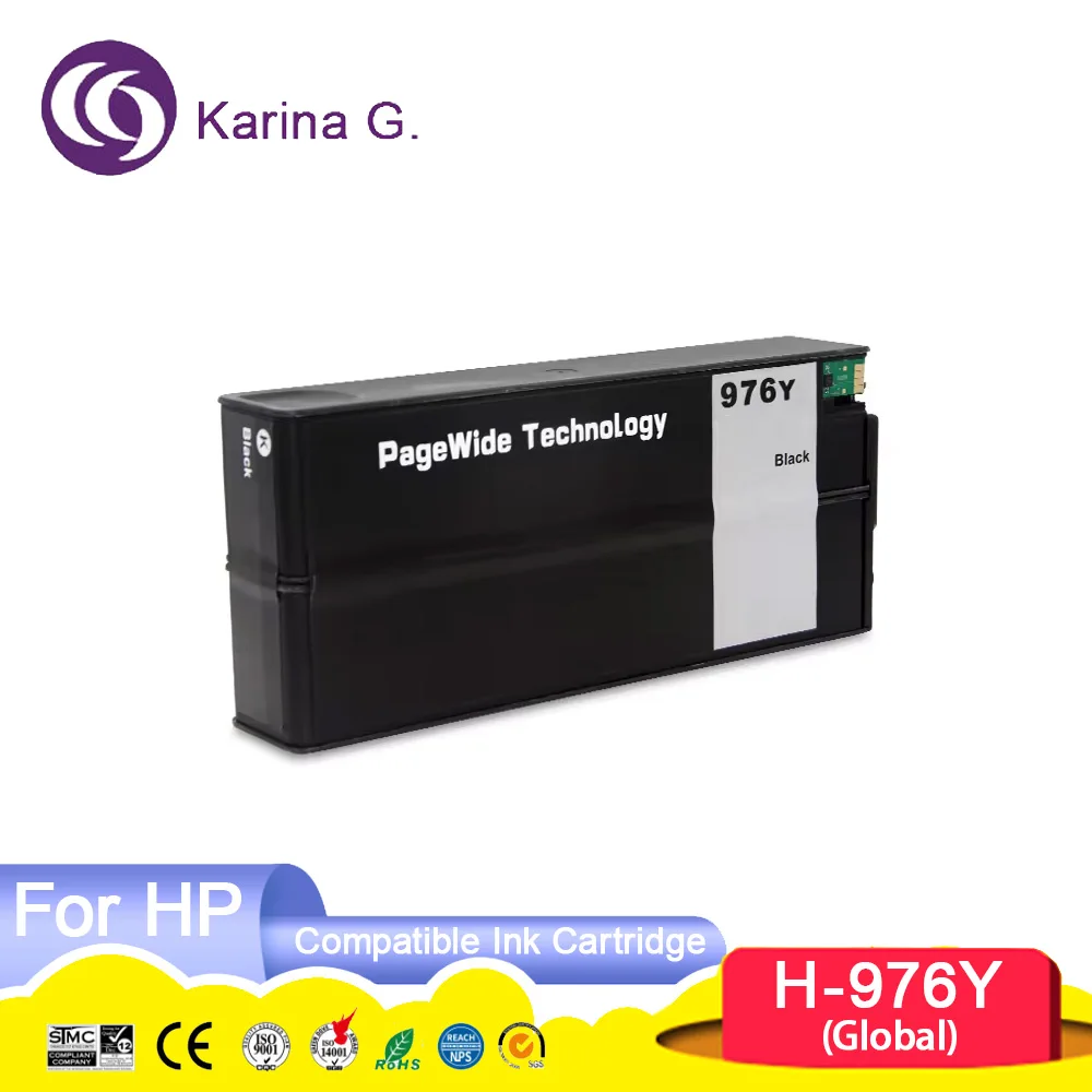 For 976Y Compatible Pigment Ink Cartridge for Pagewide pro 552dw/dn/577dw/z,Pa
