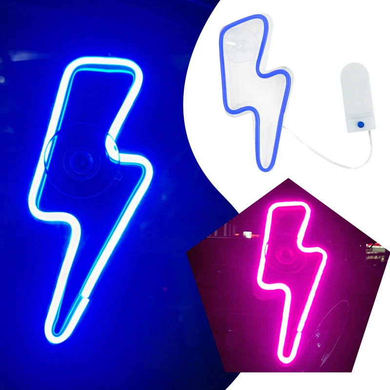 Neon-Style LED Car Window Ambient Décor Lights