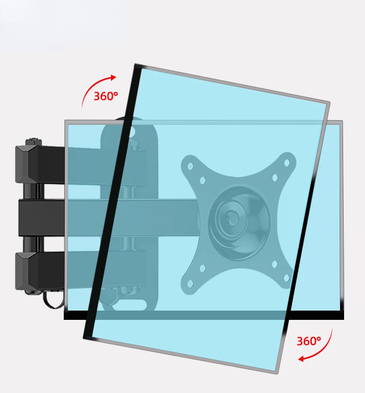 

Universal computer LCD display bracket wall mounted rotating and extendable TV bracket universal wall mounted bracket