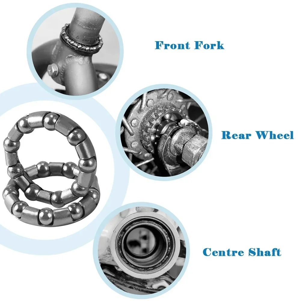 Bicycle Headset Fork Ball Bearings Bowl Set Replacement Parts