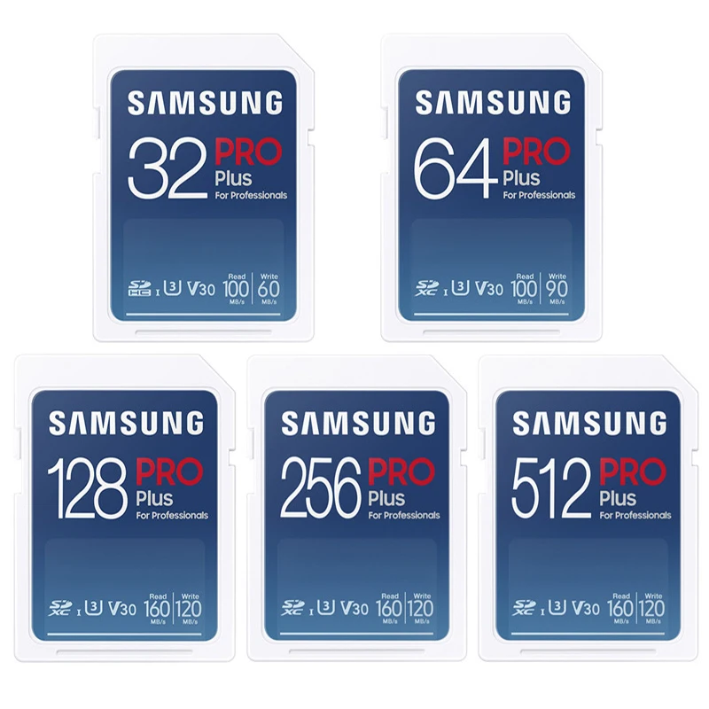 SAMSUNG EVO/PRO Plus Full size SD Card Memory Card 32GB 64GB 128GB