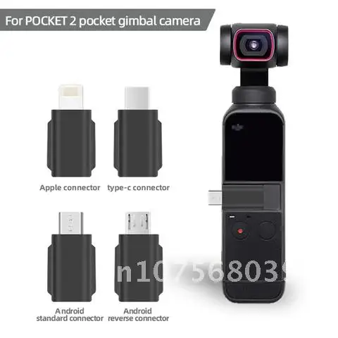 

Connector Adapter for DJI Pocket 2 TYPE-C Micro USB Smartphone Phone Data Interface Handheld Gimbal Camera Accessories