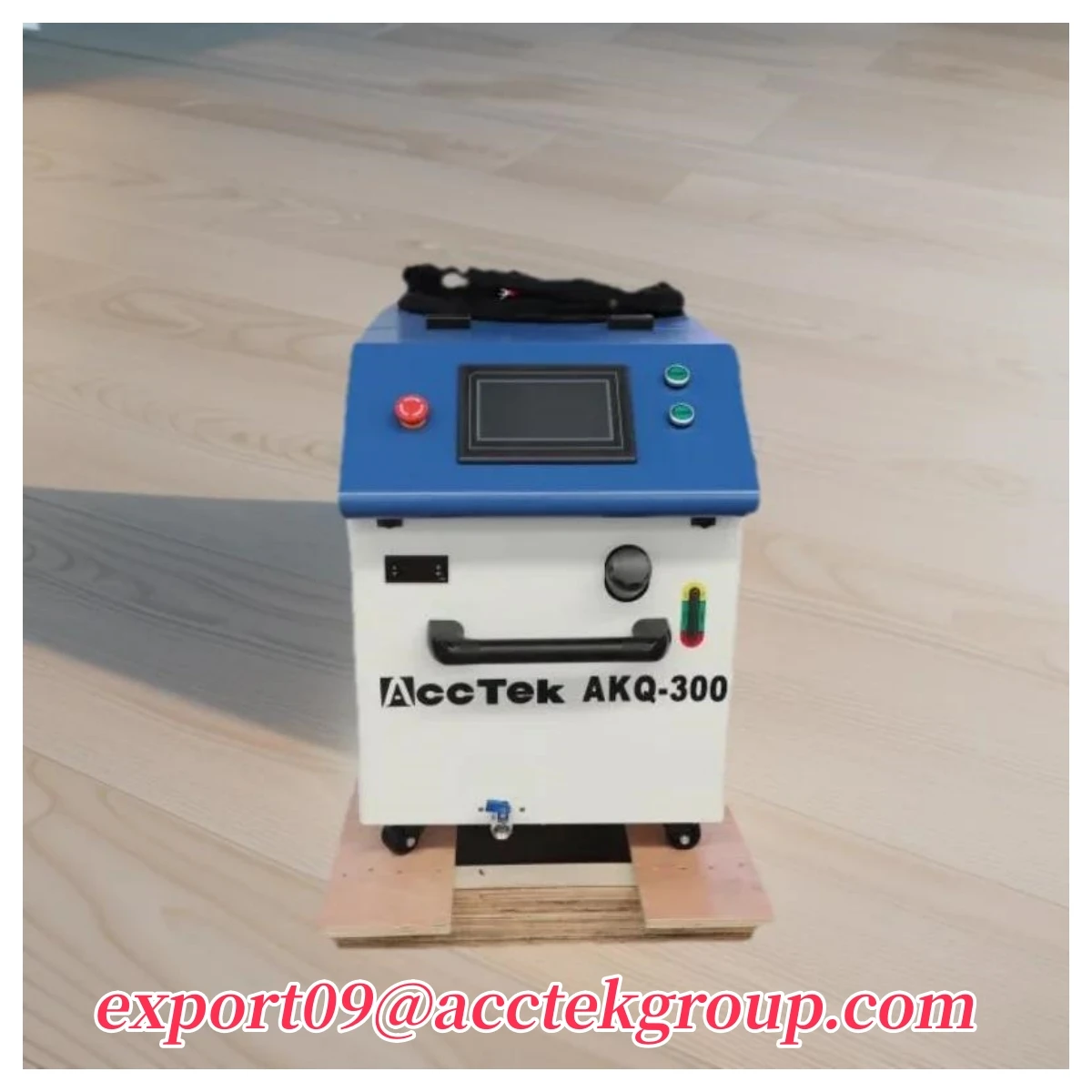 2024 AccTek Small Portable Pulsed Laser Cleaning Machine AKQ-100/200 300W 500W Air Cooling Laser Rust Remover 1000w 4