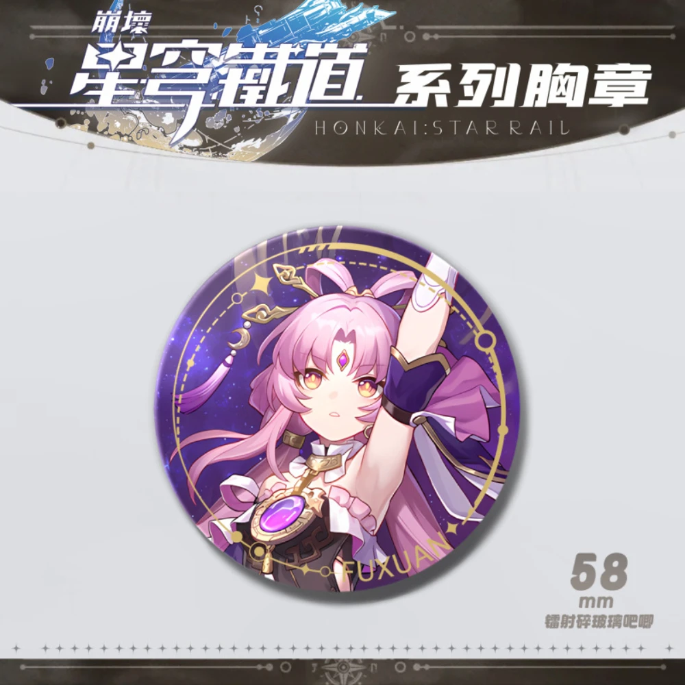 Spiel Honkai Impact Luocha Kafka Himeko Fu Xuan Dan Heng Bronya Zaychik Bailu Asta Arlan Qingque Blade Seele Badge Geschenk – Detail 5