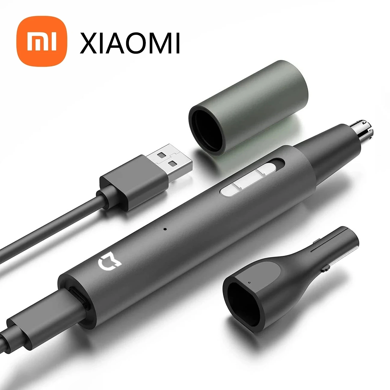 Xiaomi Mijia Electric Nose Ear Hair Trimmer for Men Painless Rechargeable Sideburns Eyebrows Beard 3 in 1 Hair Clipper Shaver 2