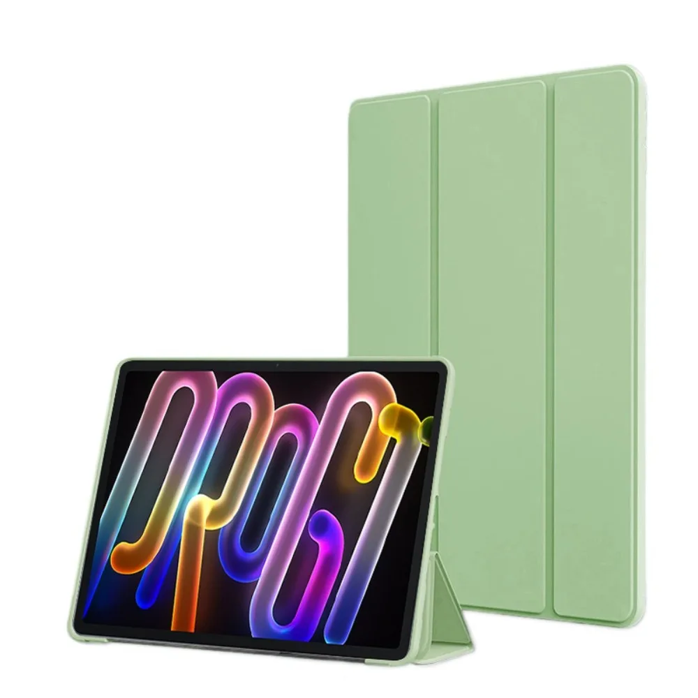 Smart Flip Cover with Tri-Folding Stand and Soft Silicone Design