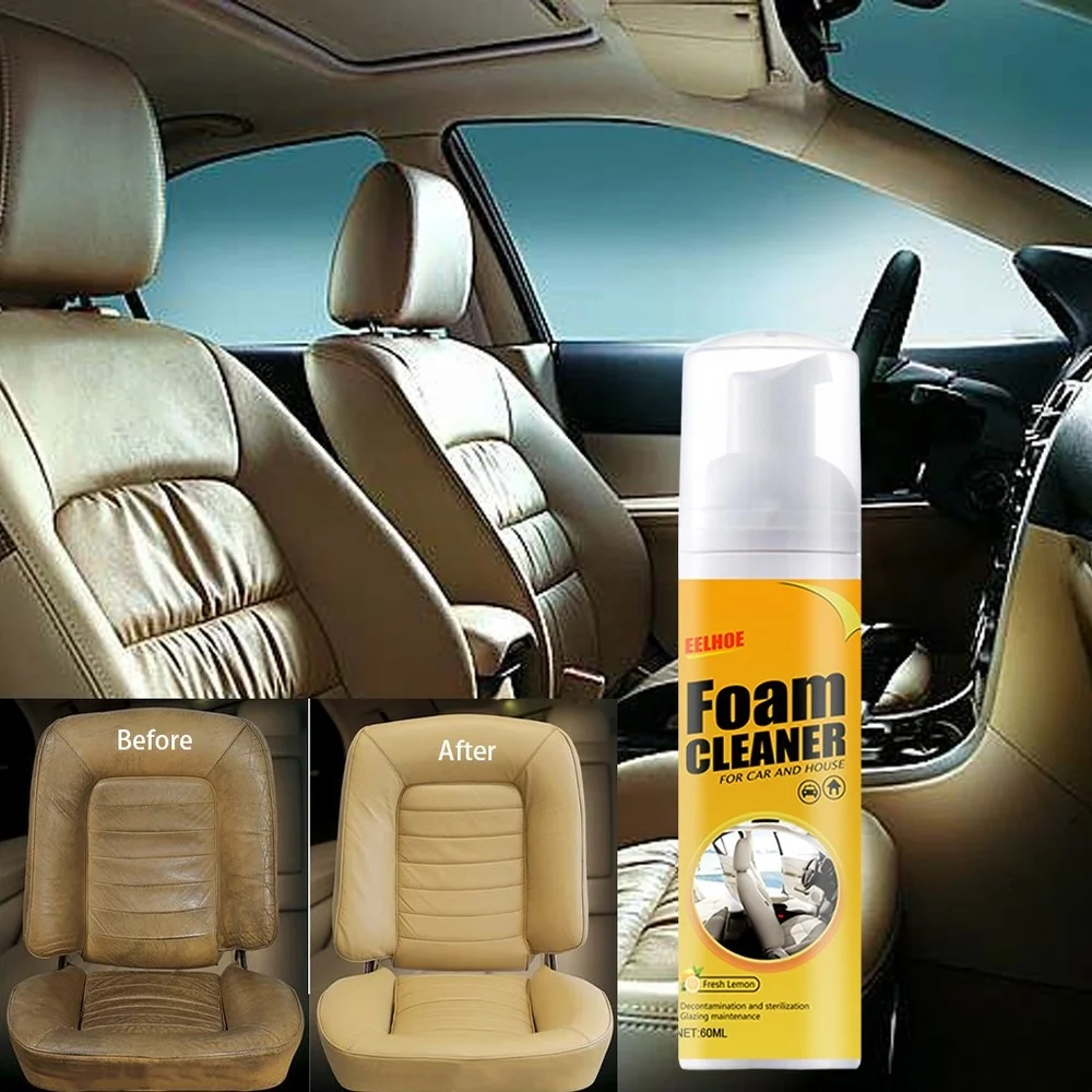 EELHOE Home Cleaning Foam Cleaner Spray Multi-purpose Anti-aging Foam  Cleaner Tool for Automoive Car Interiors or Home Appliance