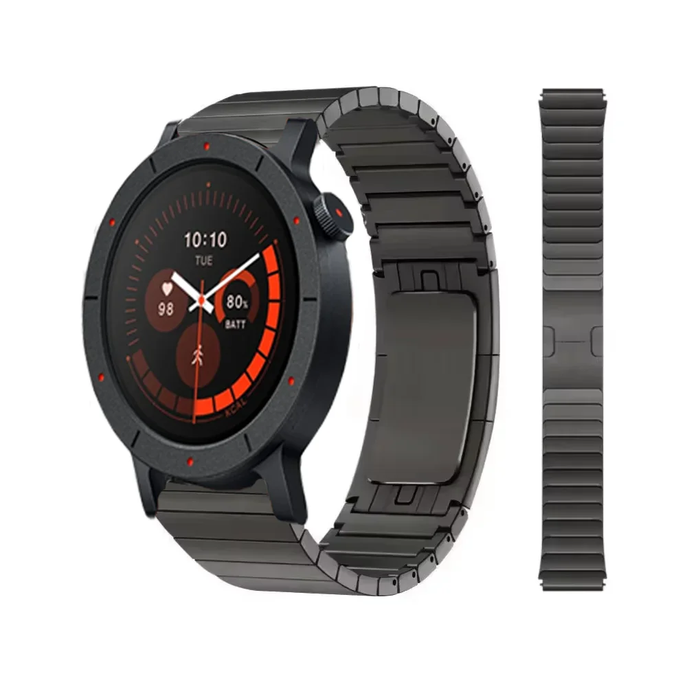 Premium 22mm Metal Smartwatch Bracelet Wristband - Stylish and Durable Accessory
