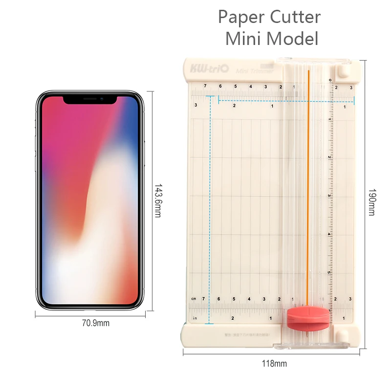 KW-triO Paper Trimmer Blade Paper Cutter Accessories Straight Line Cutter Head Cutting Suitable for 13217 and 13932 Replacement paper cutting tools