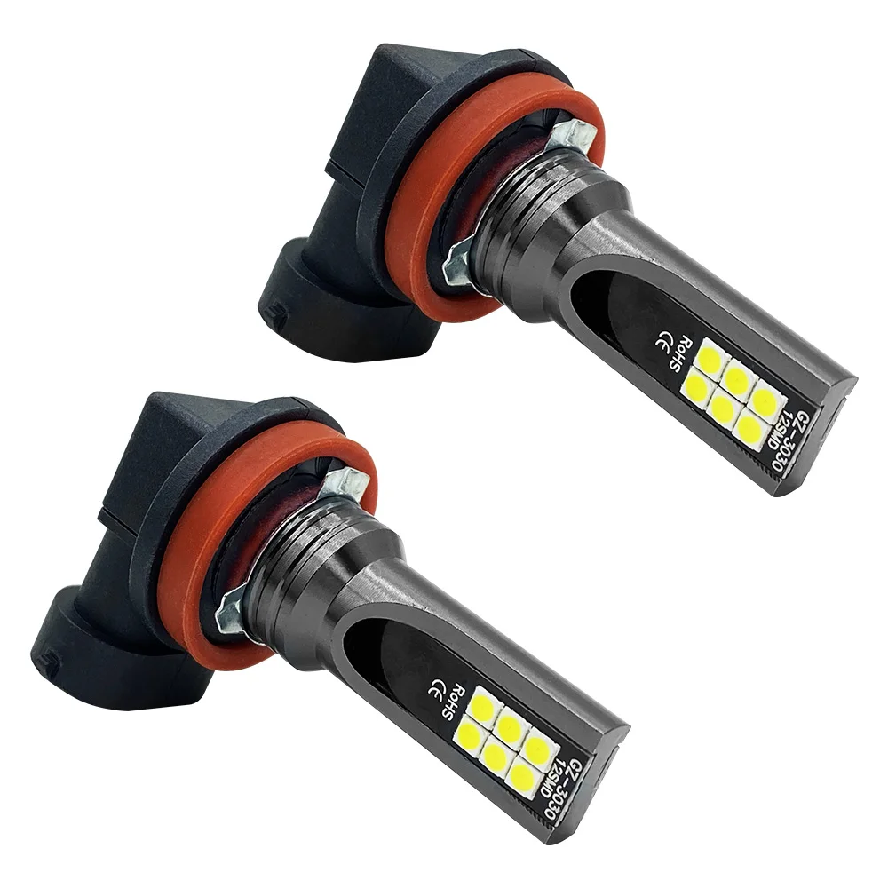 2 Stuks H8 H11 LED-lamp H16 JP 9005 HB3 9006 HB4 Led-lamp Super Heldere Auto Mistlampen Dagrijden Looplicht 12V 24V 6000K Wit_voghion.com