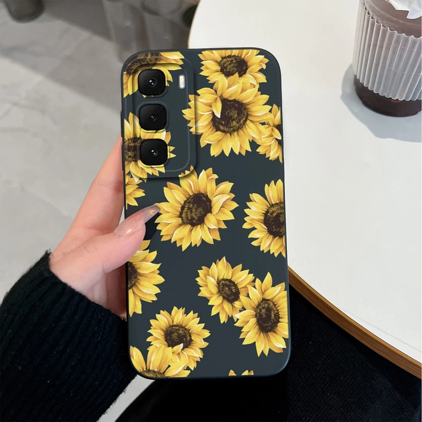 Cute Cartoon Avocado Pattern Slim Liquid Silicone Shockproof Protective Soft Back Phone Case