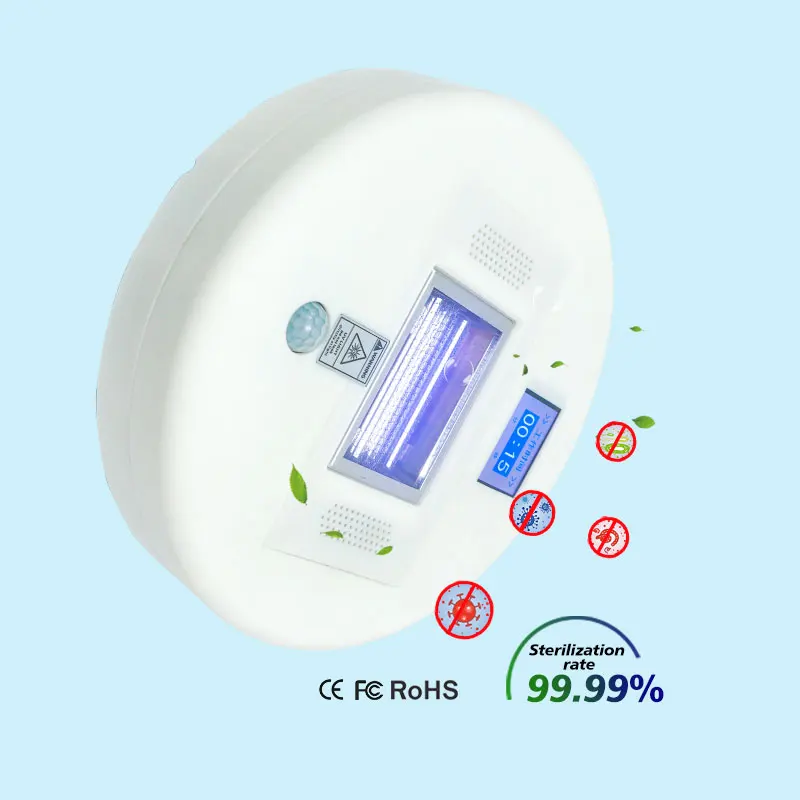 

BBT запатентованный 20 Вт 222нм Ультрафиолетовый потолочный светильник с датчиком, таймером, CE, FCC безвредная возбуждающая лампа