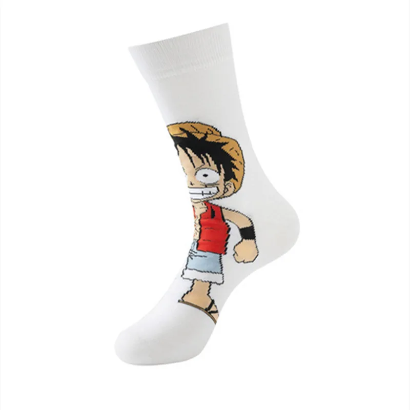 Outdoor Funny Cartoon Tony Tony Chopper Socks Luffy Cosplay Casual Sockins Unisex Design Harajuku Cotton Skarpetki Gift