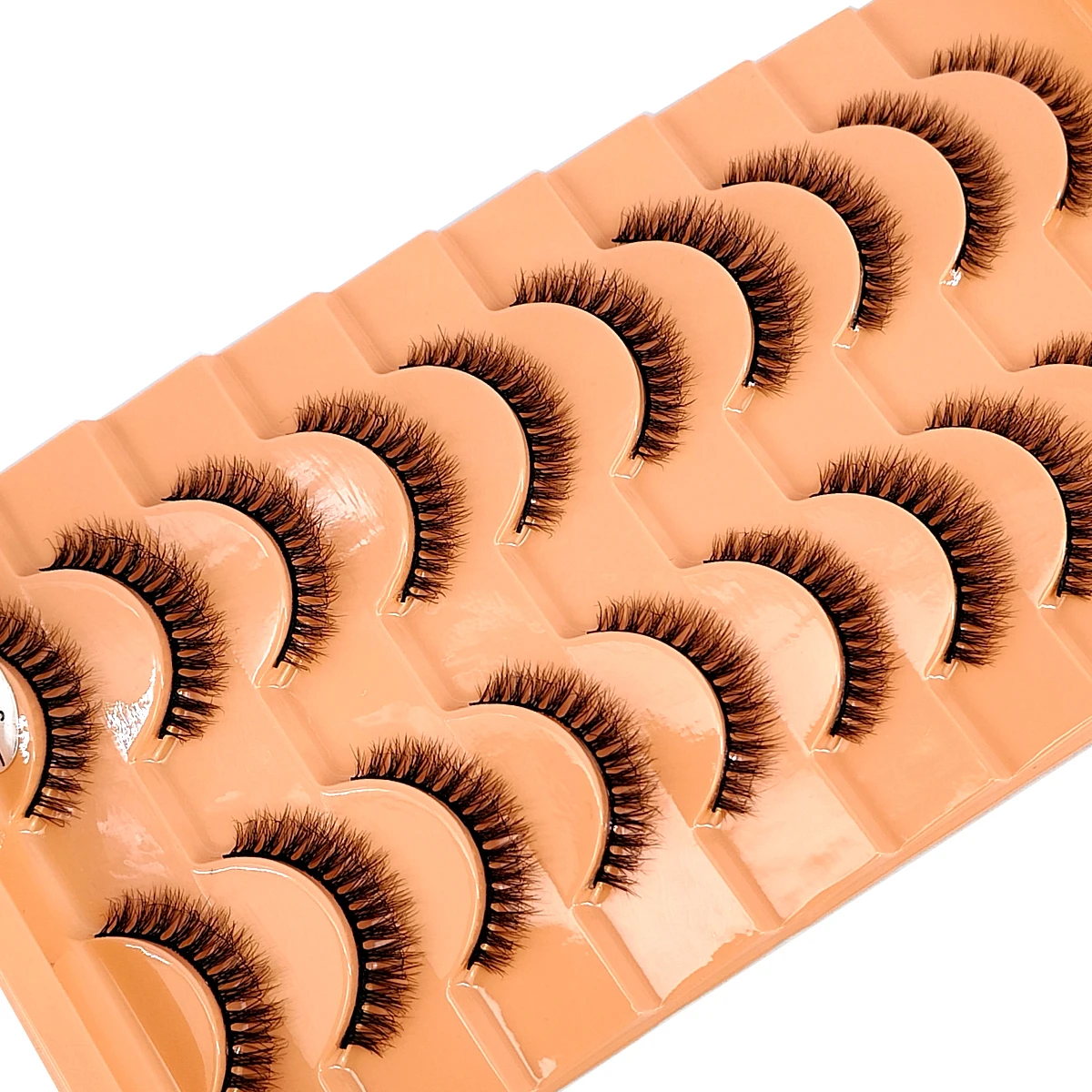 Neue 10 Paar Wimpern Make-up weiche flauschige Nerz falsche Wimpern dicke handgemachte Volumen Nerz Wimpern Faux Cilos natürliche gefälschte Wimpern – Detail 24