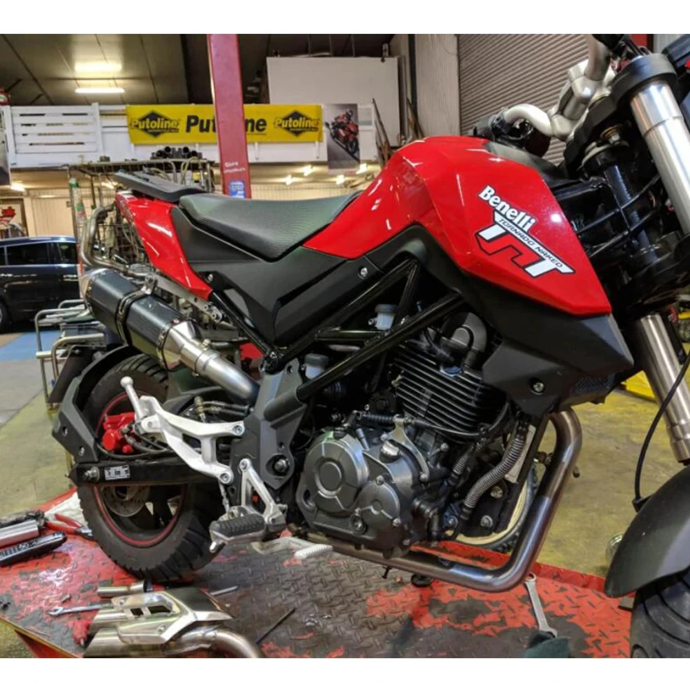 High-Performance Full System Exhaust for Motorcycle