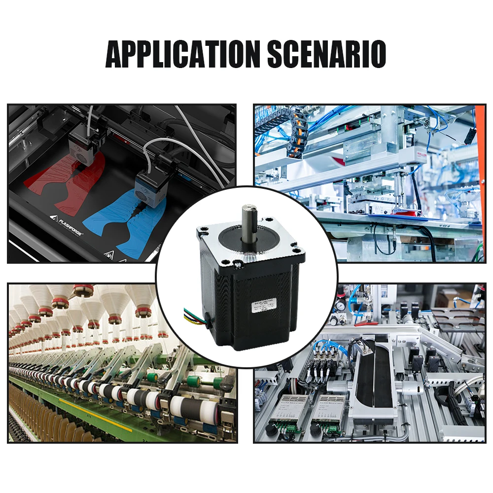 Nema34 Stepper Motor 86 Flange 86HS100 5A 6.8N.m 971ozin DC Engine