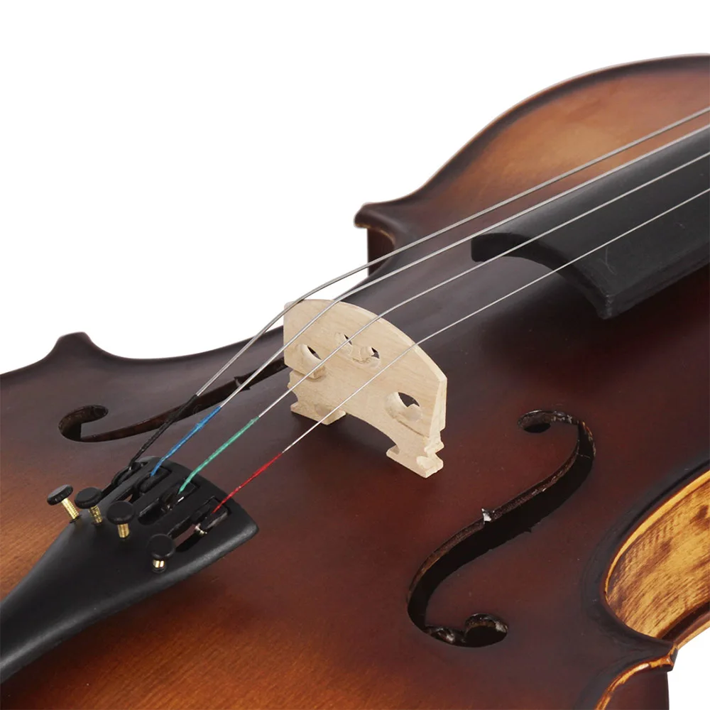Astonvilla VA-30 Viola 16 Inch Vintage Maple Panel Viola with Bow Case Shoulder Rest Tuner Cleaning Cloth Accessories