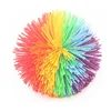Rainbow Rubber Stringy Balls Sensory Fidget Toys For Kids Party Favors Classroom Prizes School Gifts For Students Outdoor Fun 6
