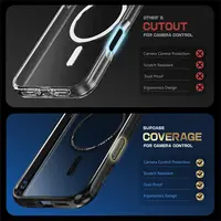 SUPCASE For iPhone 16 Pro Max Case with Camera Control Capture Button UB Mag Stand Series Slim Clear Magnetic MagSafe Phone Case 2