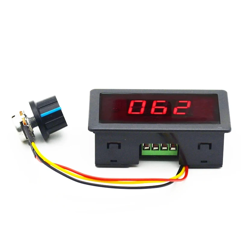 12V 24V 디지털 디스플레이 PWM DC 모터 속도 컨트롤러 무단 속도 제어..