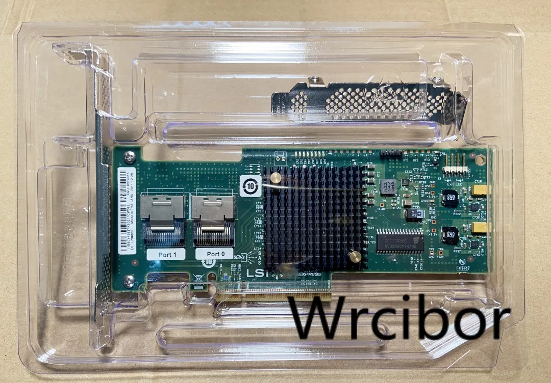 Placa Controladora Hba Raid para Nas Lsi 92008i 6gbps Sas Sas2008 M1015 fw P20 Zfs M1015