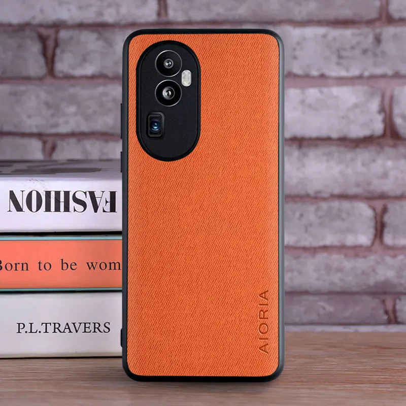 Luxury Textile Leather Phone Case Coque