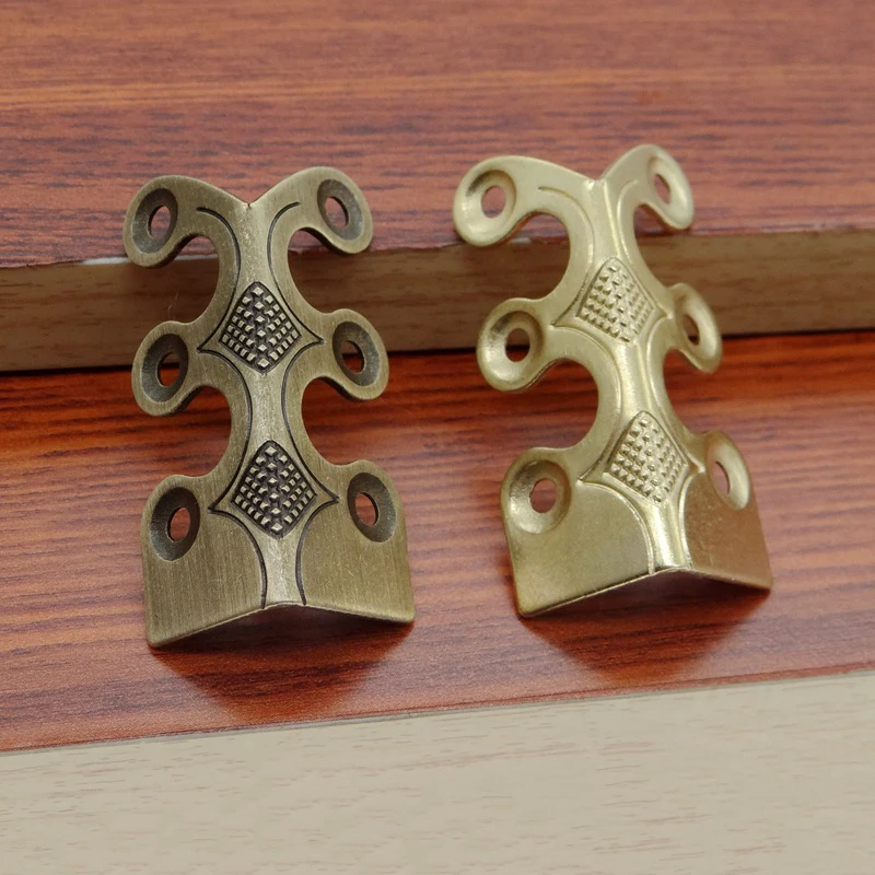 HEYDGBBZ Maniglie Per Cassetti In Ottone Anticato, Pomelli Per Mobili - Foto 4