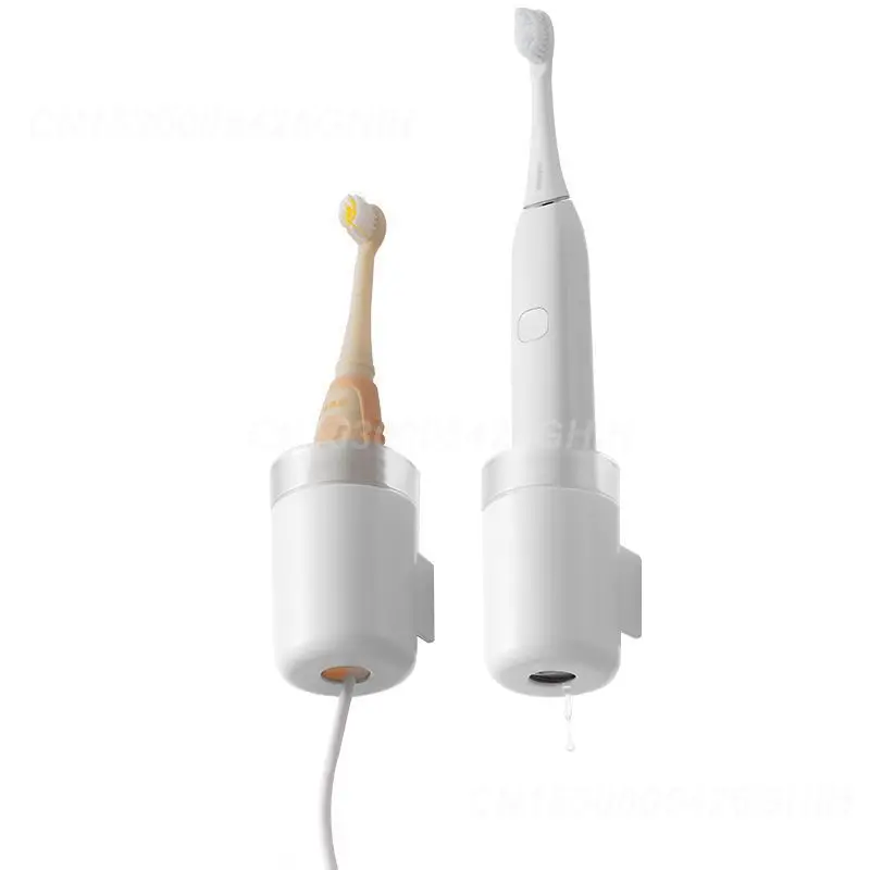 Space Saving Toothbrush Holder Easy To Install Wide Application Abs Toothbrush Holder Wall-mounted
