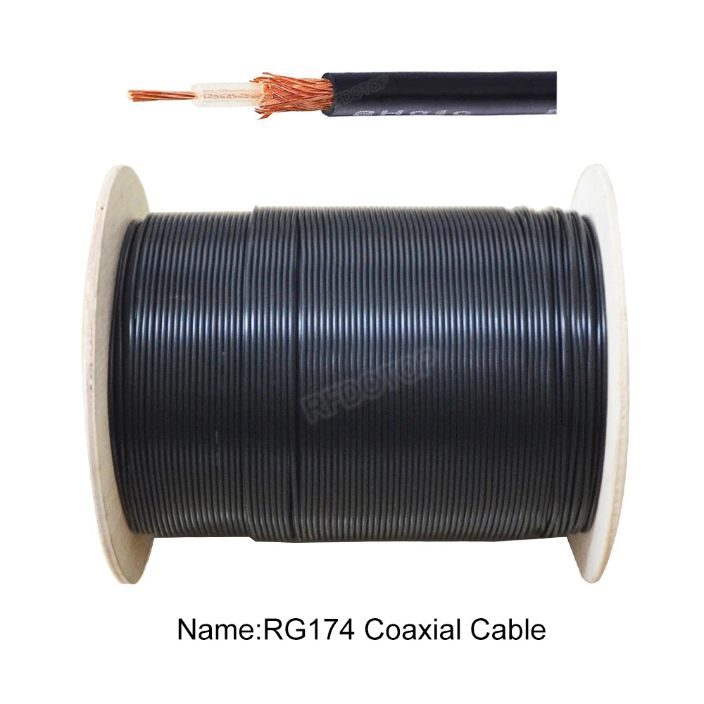 Vecys 2 Stuks SMA Mannelijke naar BNC Mannelijke RF Coaxiale Kabel RG174 15 cm/6 inch voor Walkie Talkie Ham Radio Antennes PC LAN USB