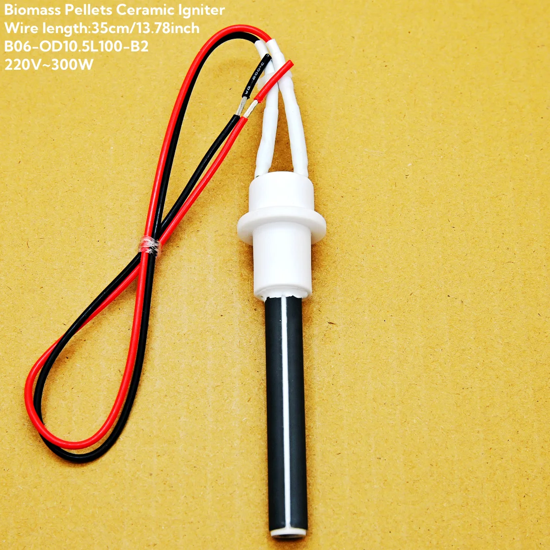 Universal 230V300W wood pellet furnace igniter with ceramic ignition rod for fast ignition and long service life