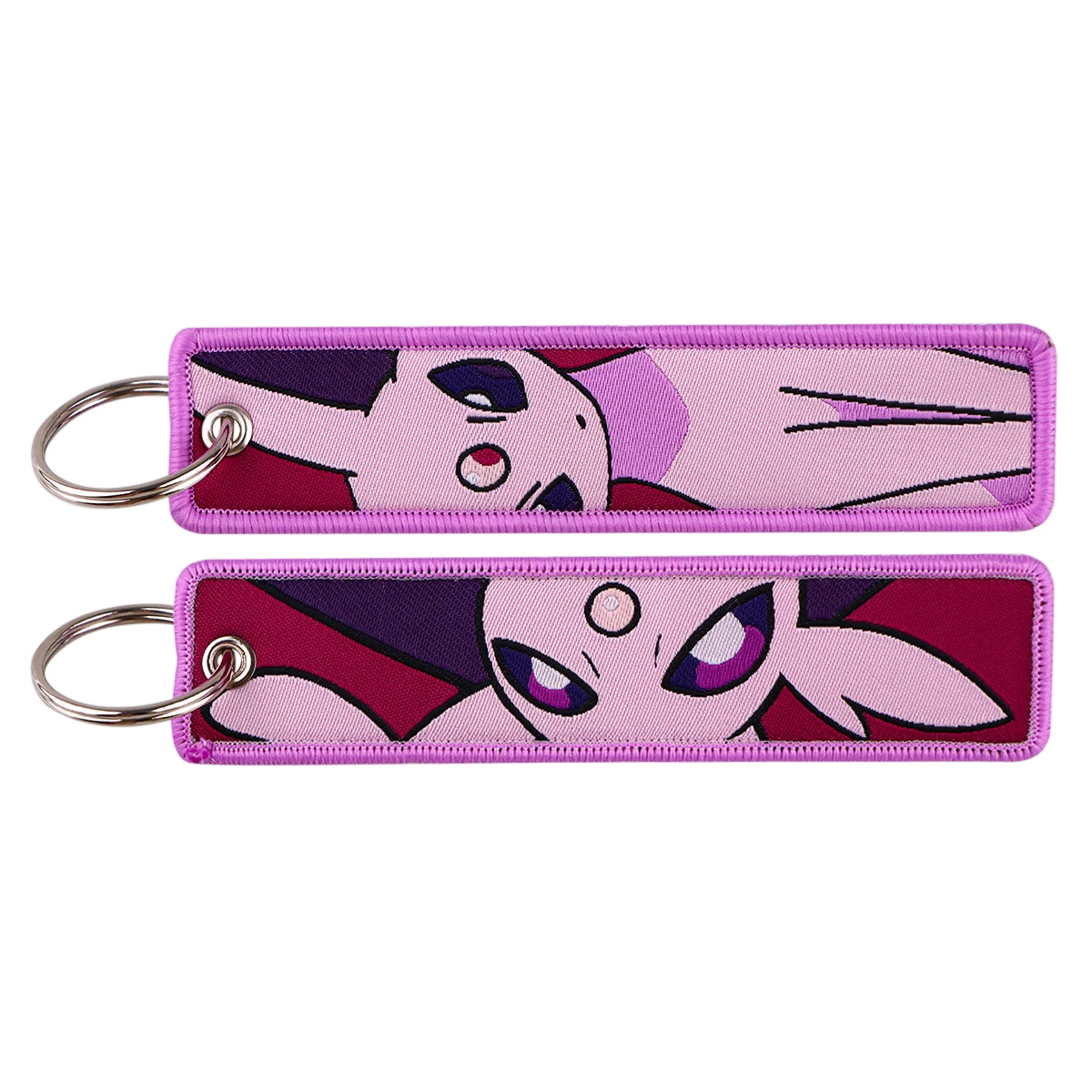 Charming Anime Cute Cartoon Embroidered Keychain | Stylish Key Holder & Accessory Gift