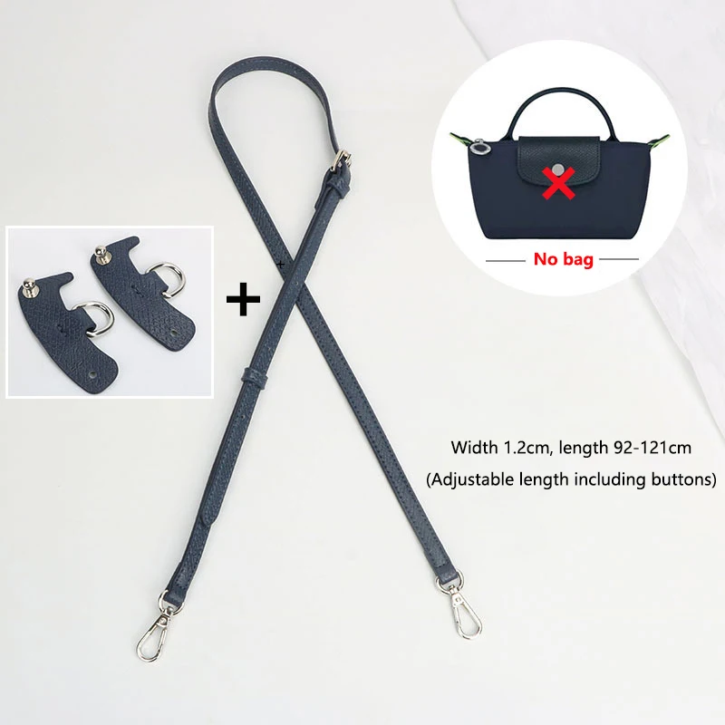 Genuine Leather Shoulder Strap Set for Crossbody Bag Transformation