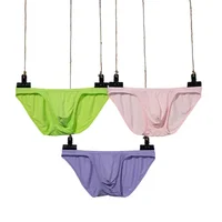 simple briefs men's modal small triangle low waist, underwear AD7208 2