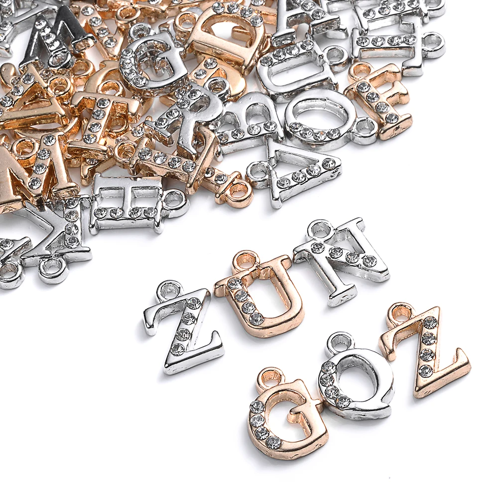 Metal Letter Charms for Jewelry Making, Alphabet Initial Charms for  Bracelets,4 Sets Alphabet Pendants for DIY Necklaces Bracelets  EarringsAlloy Alphabet A-Z Enamel Letter Charms 