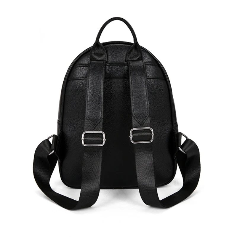 5PCS Backpack Women's New Fashion Simple PU Leather Lightweight Commuter Travel Leisure Women's Backpack Wholesale