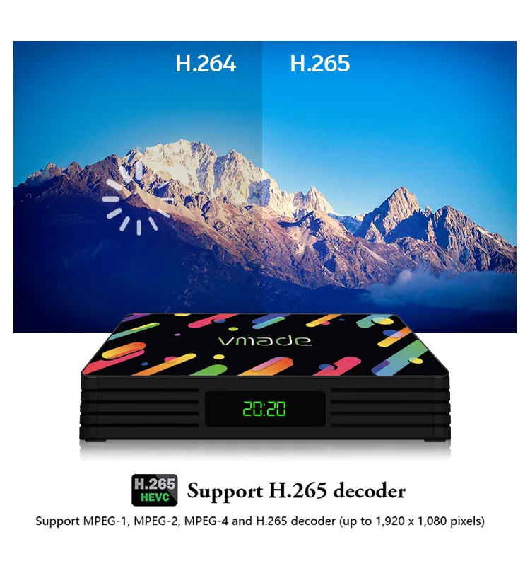 Ż H.265 DVB-T2   ű STBHD Ƽ ̵   HEVC MeeCast WIFI IPTV ȣ 