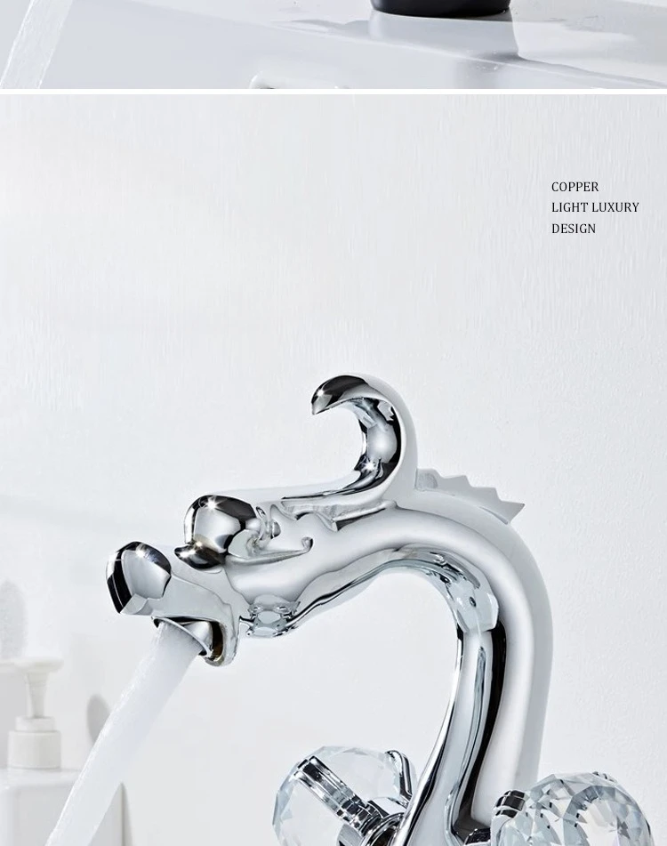 Torneira Para Banheiro de Bancada Dragon Luxury