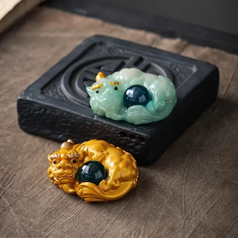 Tea Pet Ornaments Pixiu Resin Tea Pet Decoration